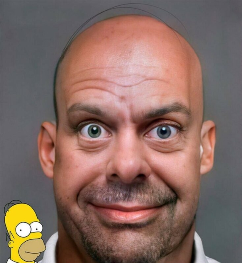 What would Homer Simpson, Lilo and other toons look like in real life?