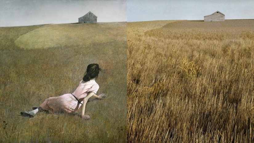 What would the locations from the famous canvases look like in reality