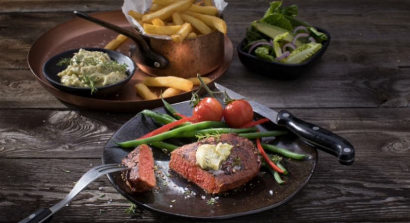When a vegan wants meat: in Europe today, sales of vegetable steaks that can not be distinguished from real ones start