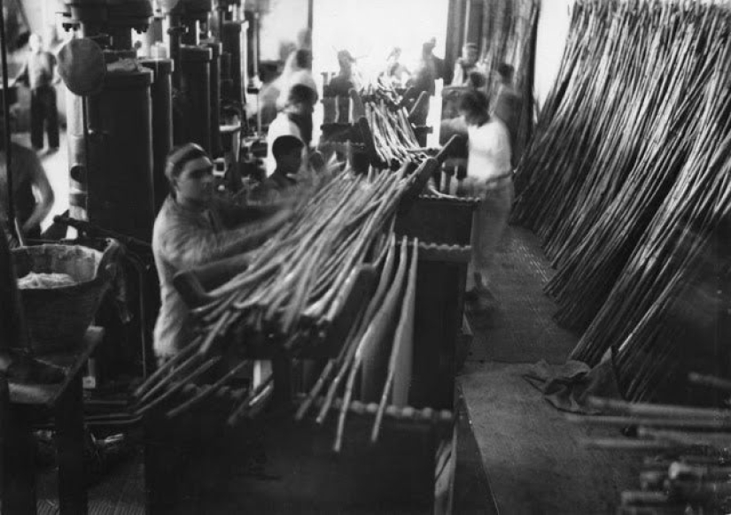 When hung noodles: manufacture of spaghetti at the beginning of the XX century