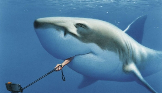 Where is our world going: cartoonist Gerhard Haderer exposes the problems of modern society in overly honest illustrations