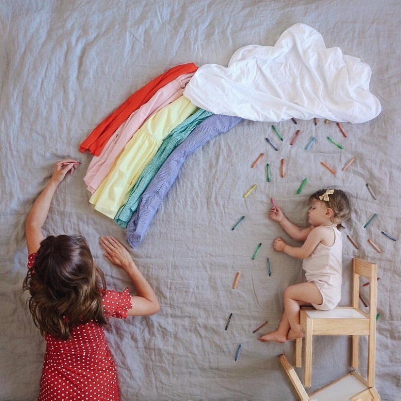 While you're sleeping: French Mom's magical photo series