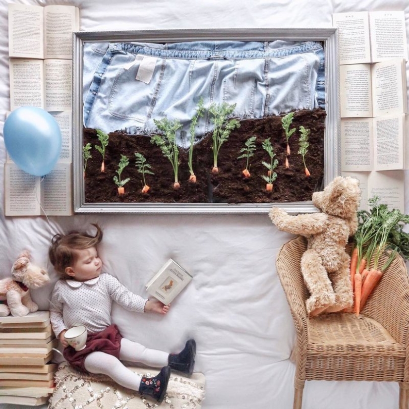 While you're sleeping: French Mom's magical photo series