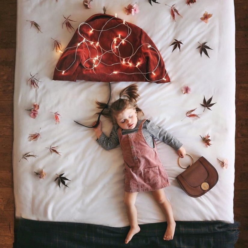 While you're sleeping: French Mom's magical photo series