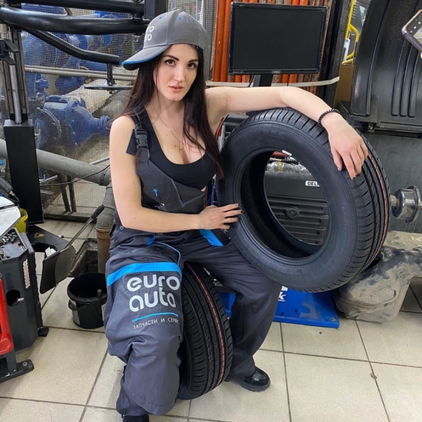 Who is Nastya Tuman and why is she the sexiest car mechanic in Russia