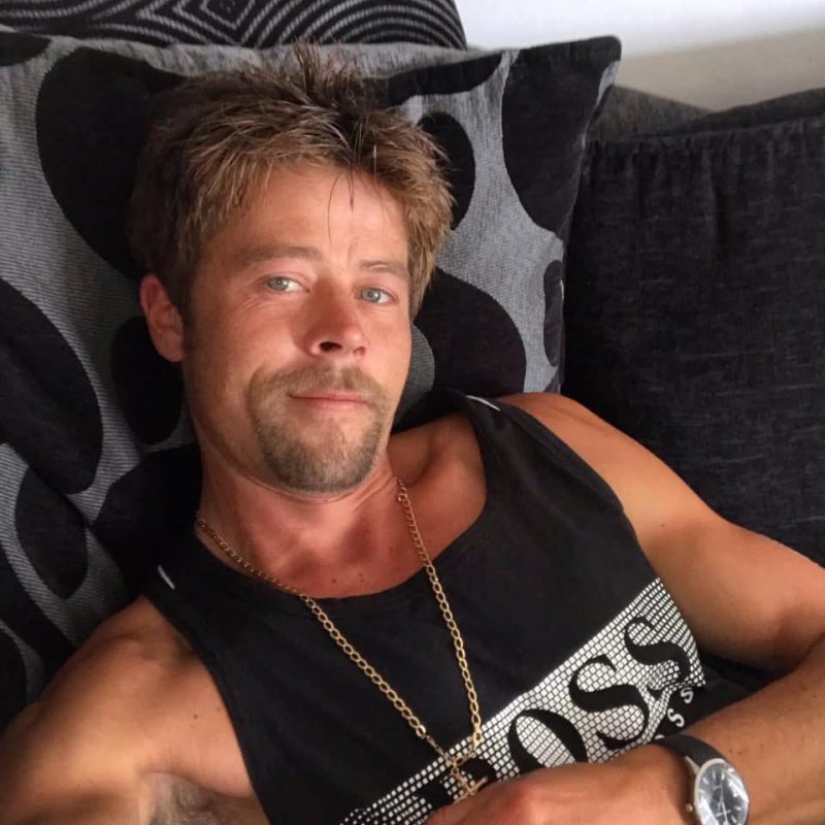 Why Brad Pitt, laying asphalt, is not happy with the attention of fans