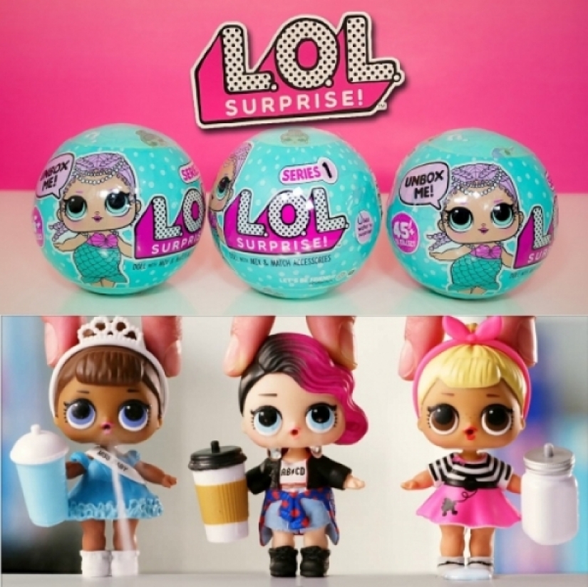 Why do children like Kinder for 2.5 thousand rubles so much, or What is an L.O.L. doll?