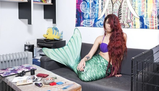 Why do people become mermaids in Israel?