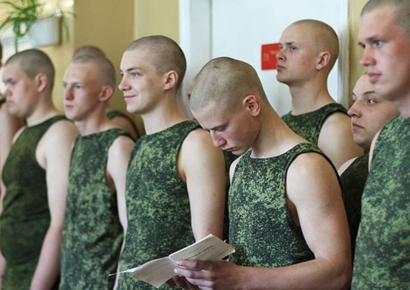Why do soldiers shave their heads and where did the "German hairy forces" go