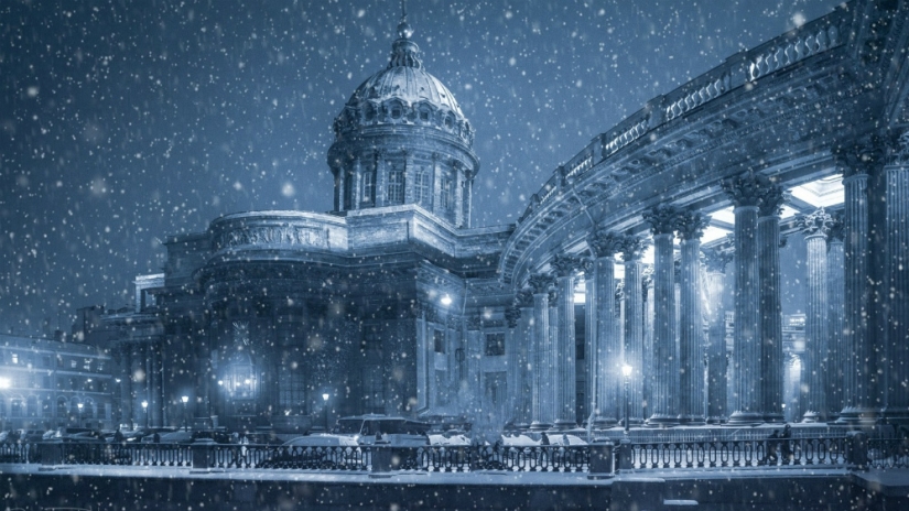 Winter St. Petersburg is not as scary as it is painted