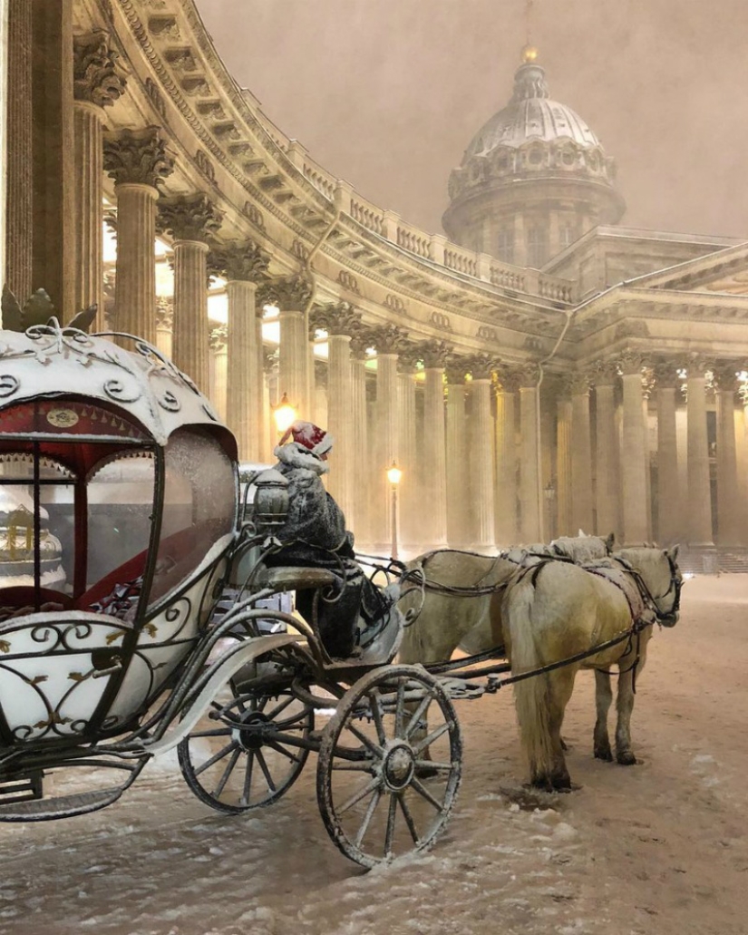 Winter St. Petersburg is not as scary as it is painted