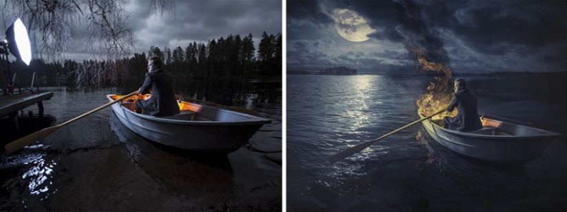 With Photoshop, everything is possible: the retoucher turns ordinary pictures into fantastic worlds