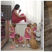Without further ADO: resourceful mother found the perfect way to teach kids to clean up after themselves