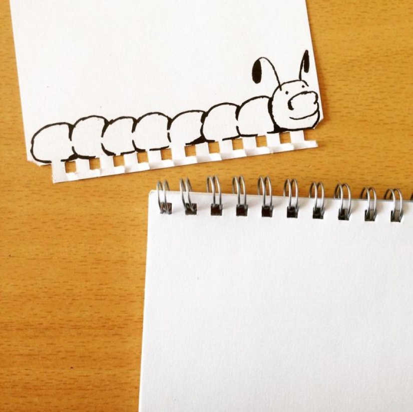 Witty illustrations from everyday objects