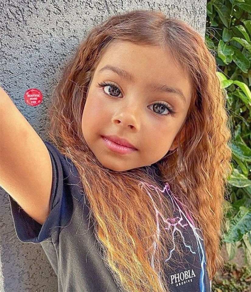 10 children of unique beauty - and all because of an unusual combination of genes