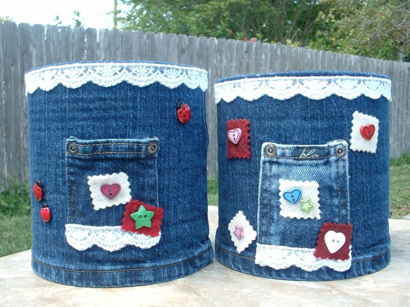 10 cool ideas — what to make out of old jeans