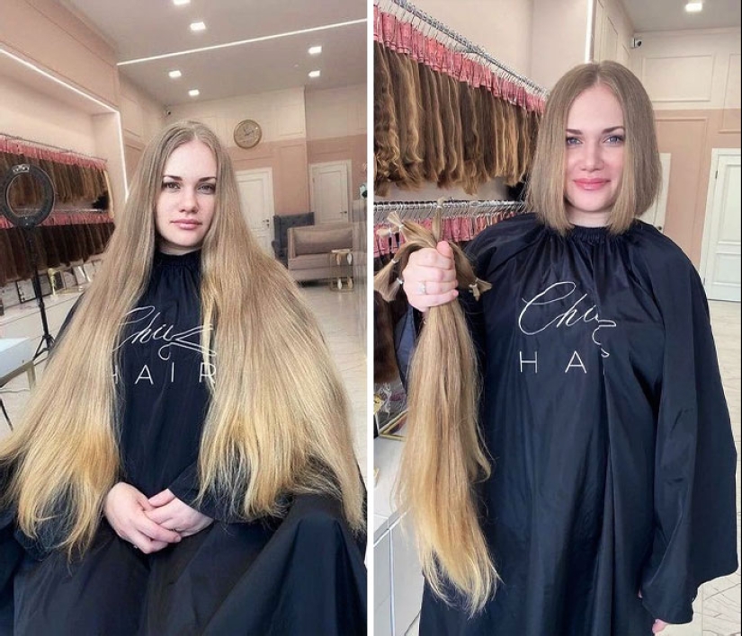 10 personas antes y después de cortarse el cabello largo para donarlo (Parte 2)