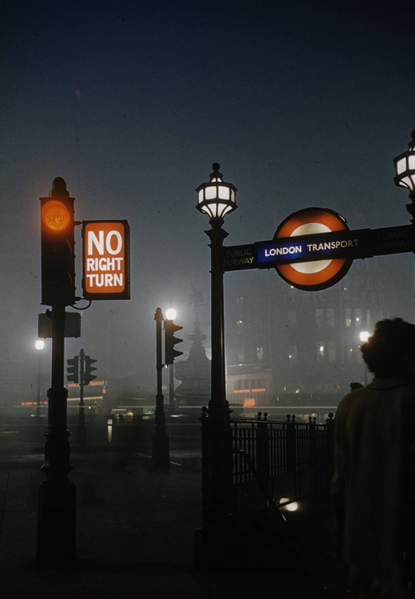 10 photos of the Great Smog in London