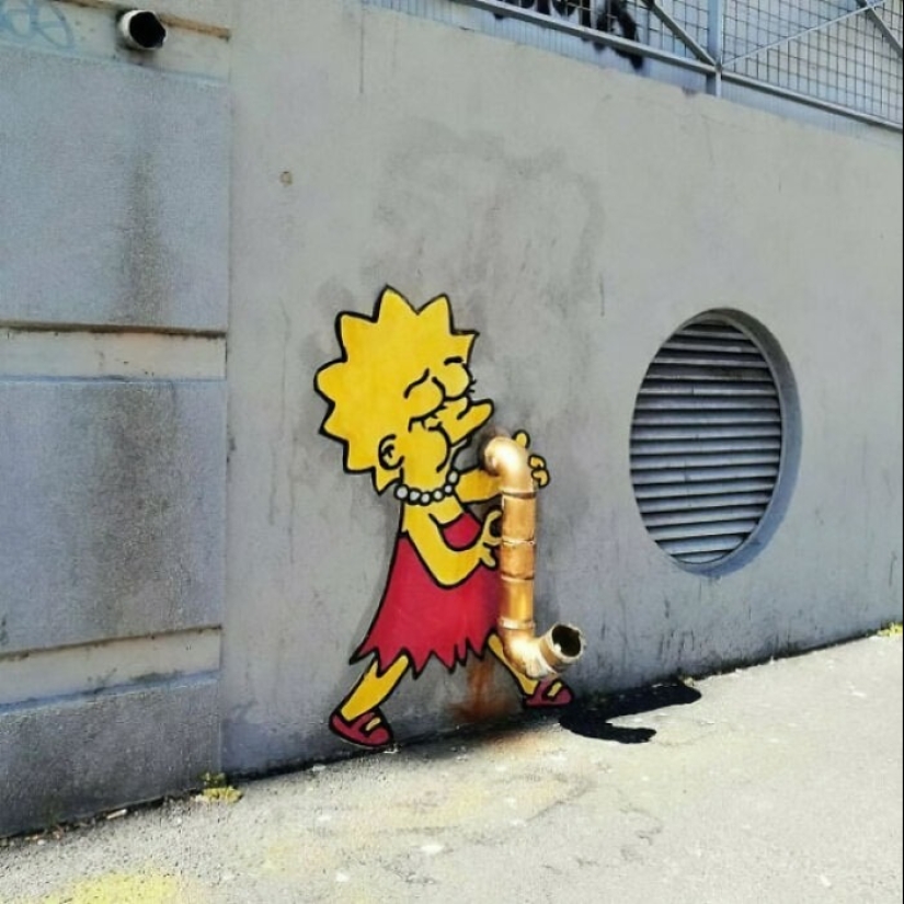 10 Pieces Of Creative Graffiti That People Found And Shared On The Internet