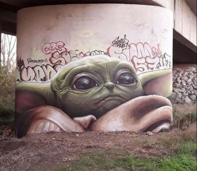 10 piezas de graffiti creativo que la gente encontró y compartió en Internet