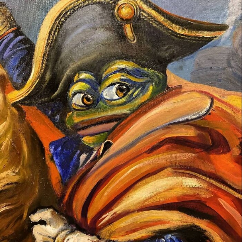 10 Renowned Art Pieces Replicated By This Artist But With Pepe The Frog As The Face