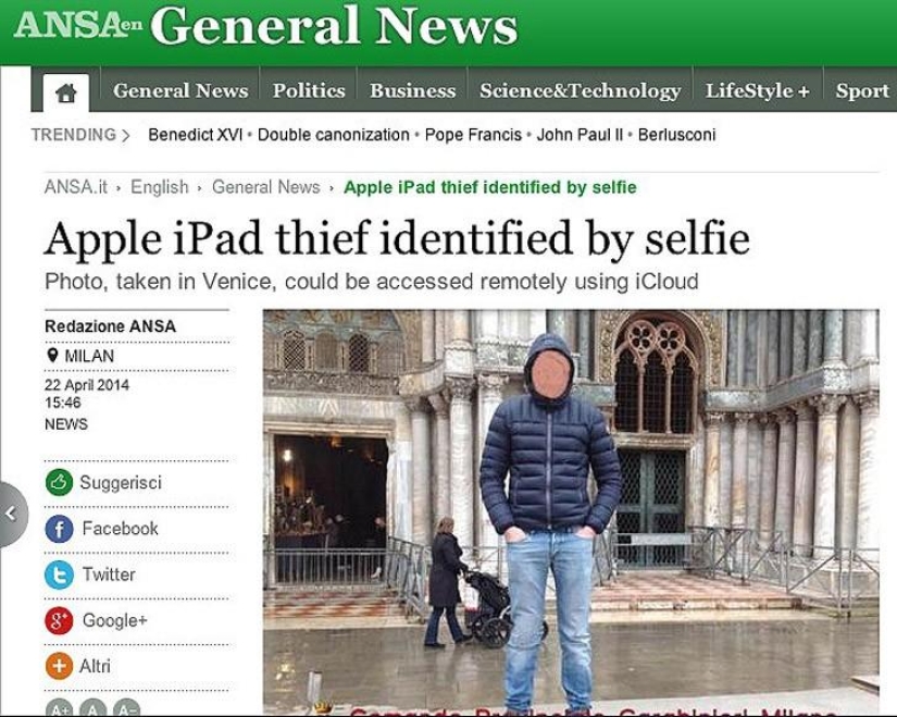 10 selfies estúpidos que llevaron a un arresto