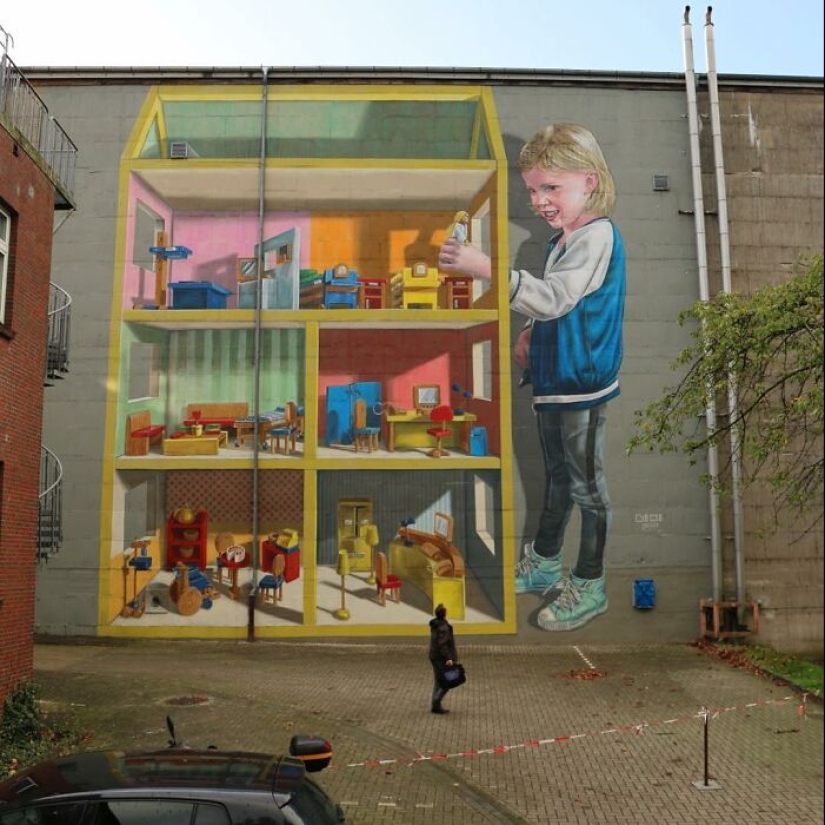 10 Thought-Provoking Murals With 3D Effect Painted By This Dutch Artist