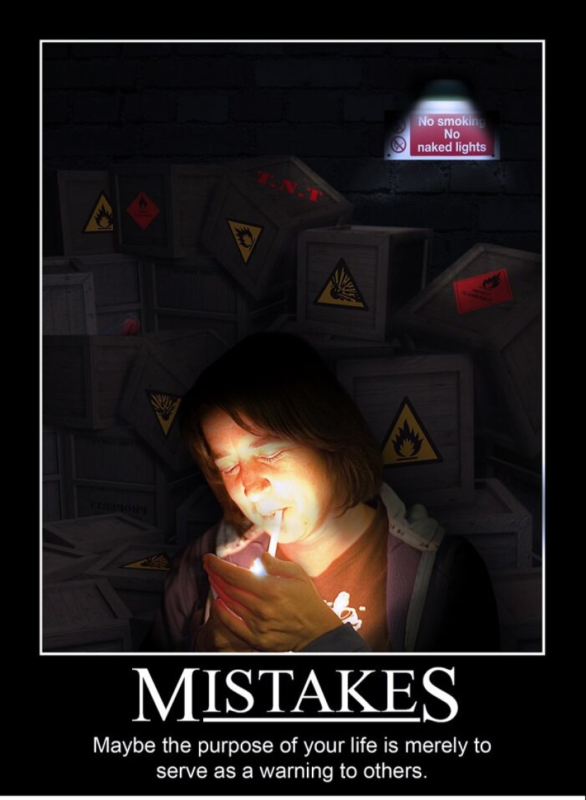 10 ‘Worst’ Demotivational Posters That Entered A Challenge Created By “Design Crowd”