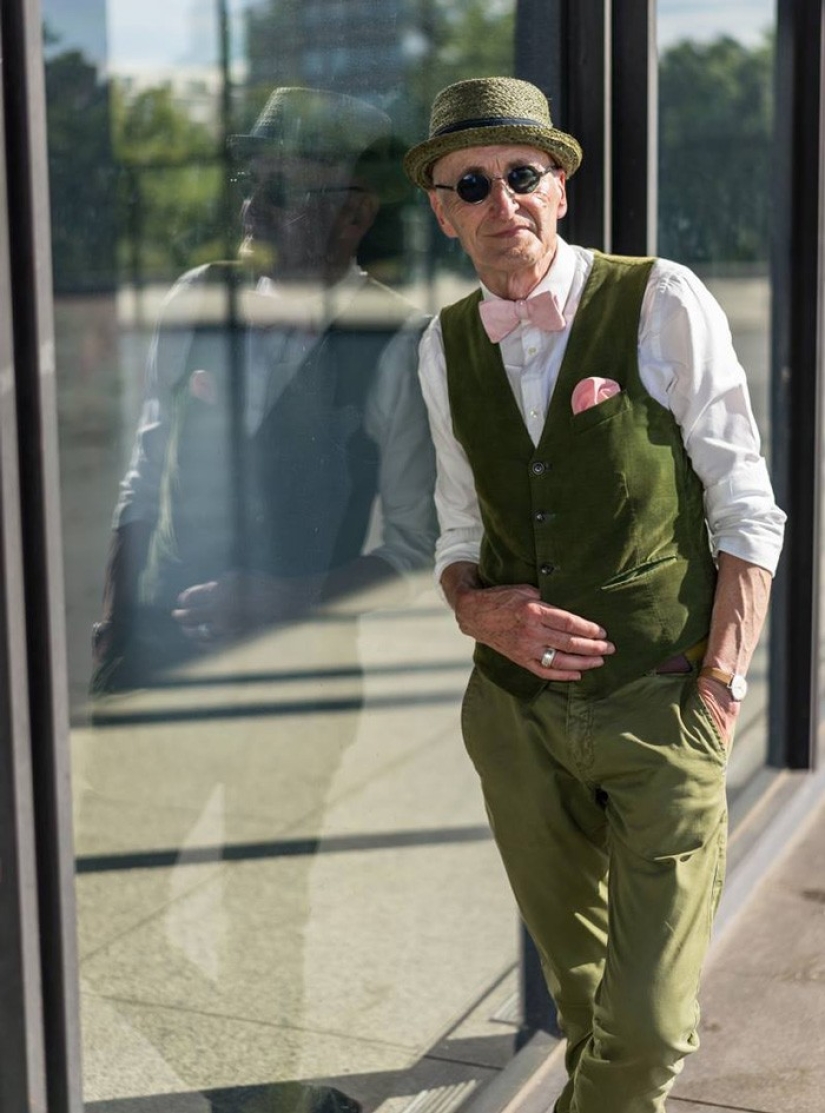 104-year-old grandfather is more fashionable than you, but actually younger than they say on the Internet