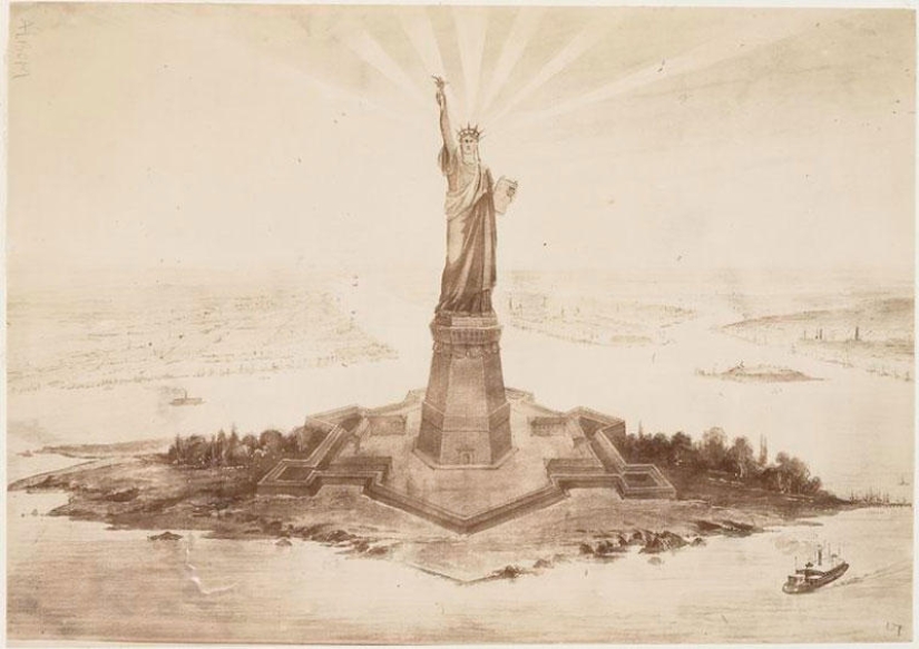 11 fotos raras de la construcción de la Estatua de la Libertad