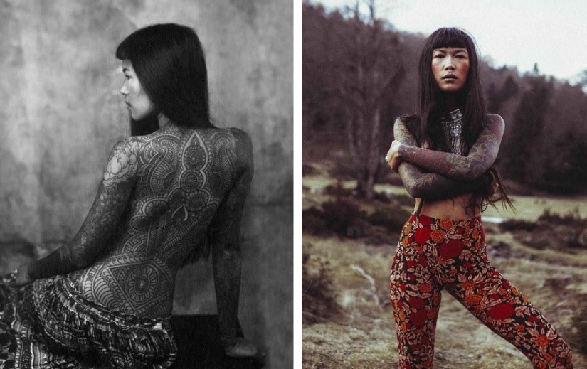 11 tattoo models, because of which you also want to “paint” the body