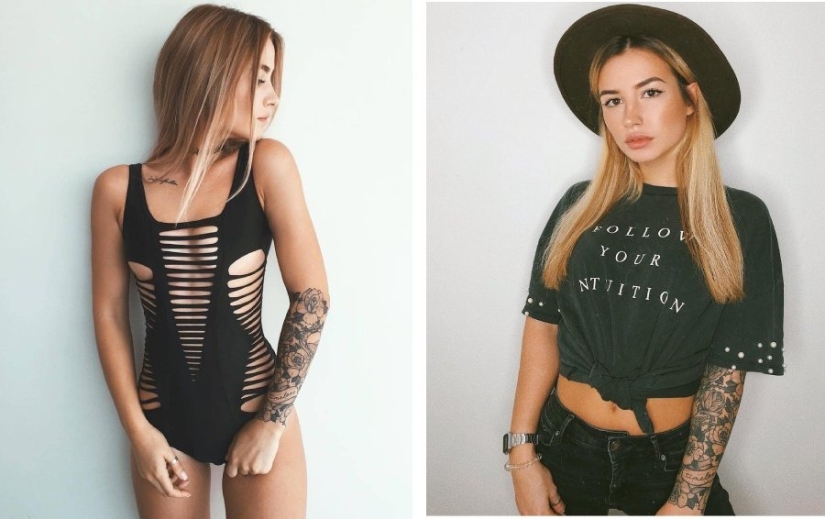 11 tattoo models, because of which you also want to “paint” the body