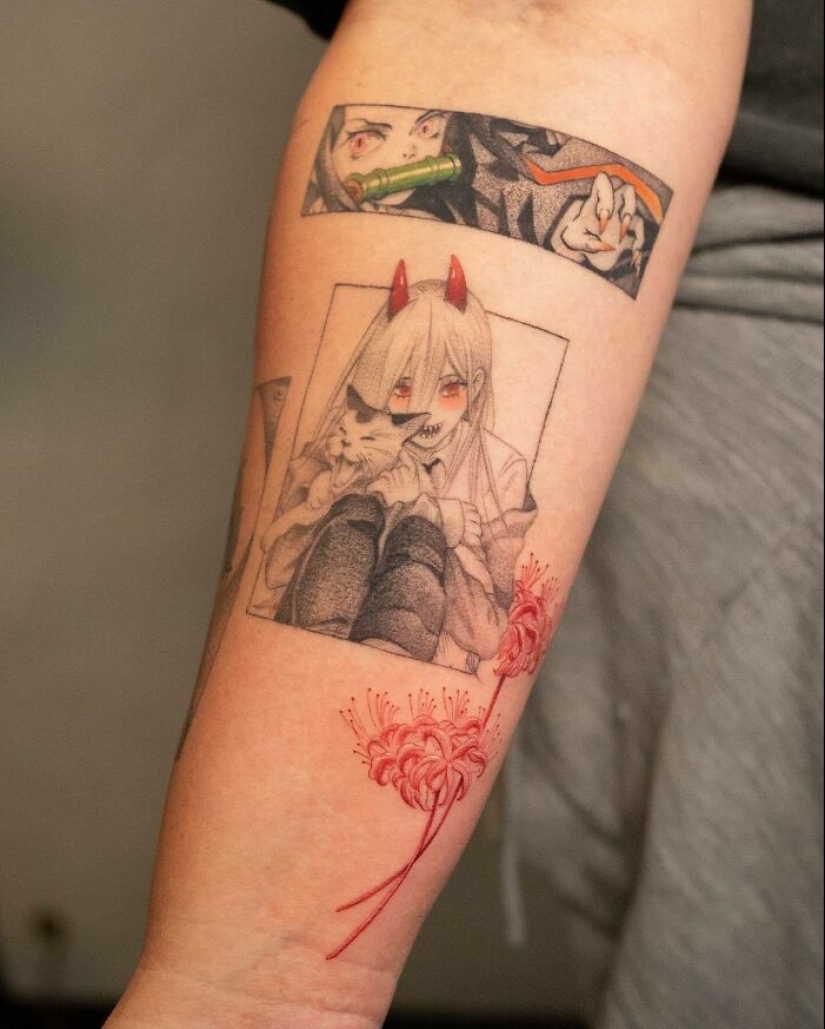 12 Anime Tattoos So Cool They Go Beyond Plus Ultra