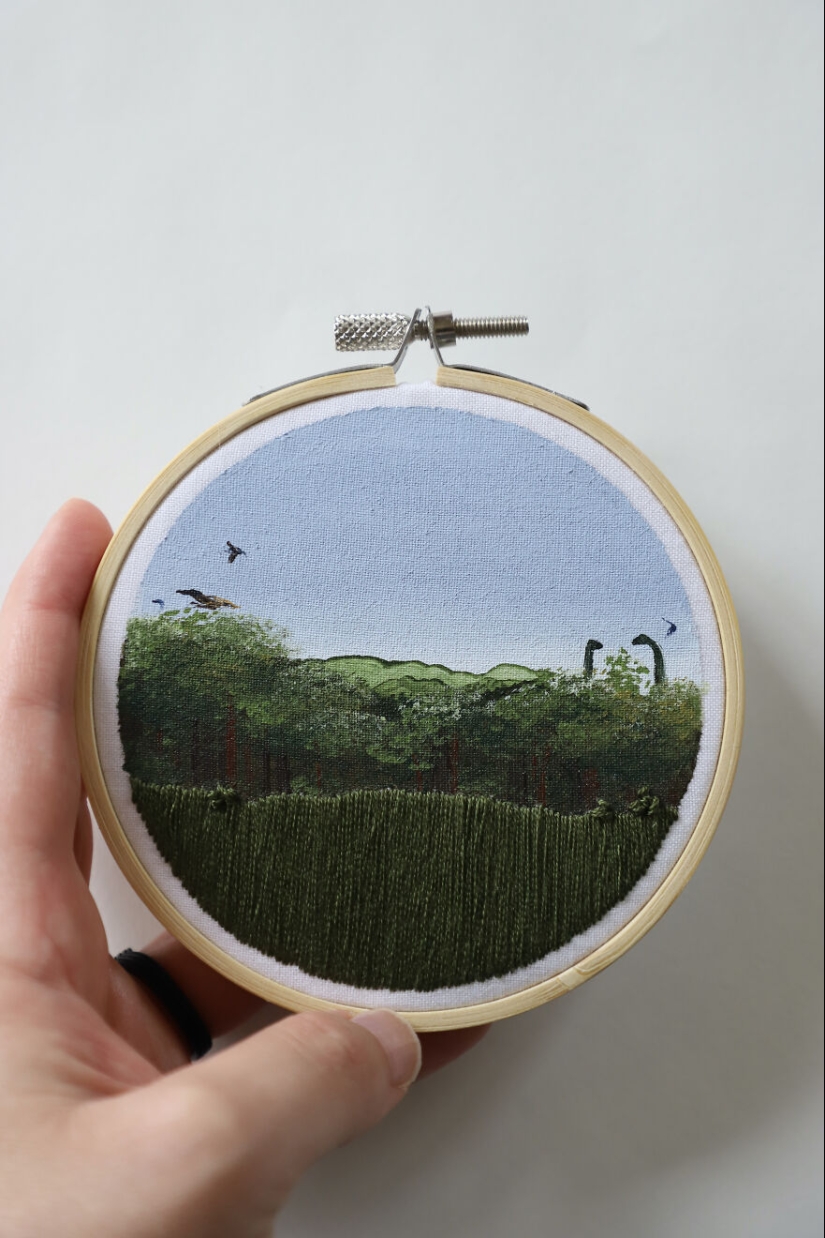 12 My Dream Of Becoming A Full-Time Artist Came True, And Here Are My Embroidery Artworks That I Created