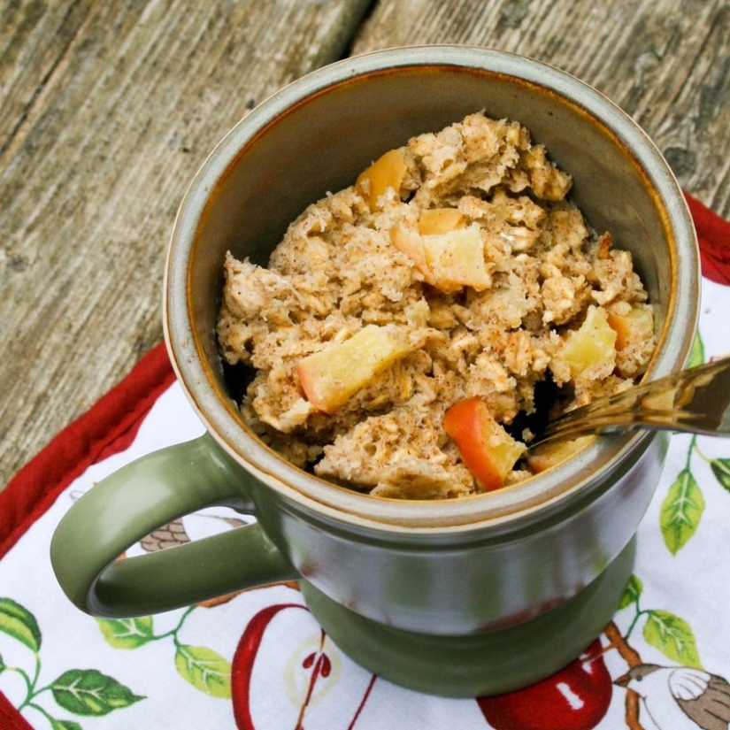 15 delicious and healthy dishes that can be made in a mug