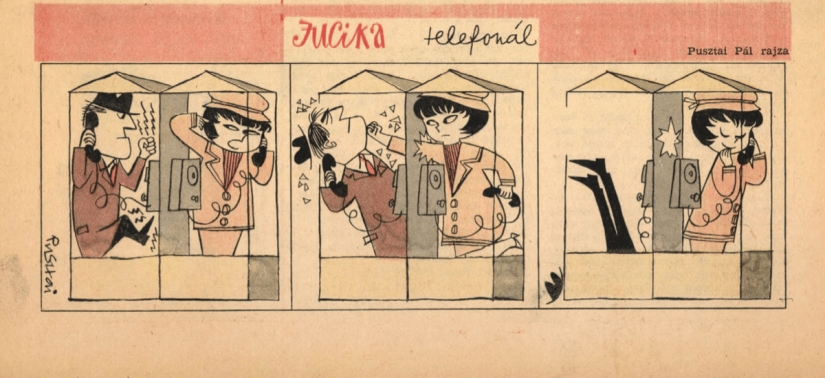 15 divertidos cómics retro sobre una belleza llamada Yucika