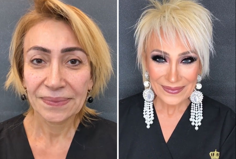 15 fotos de antes y después que muestran la magia del maquillaje realizado por esta artista de Azerbaiyán