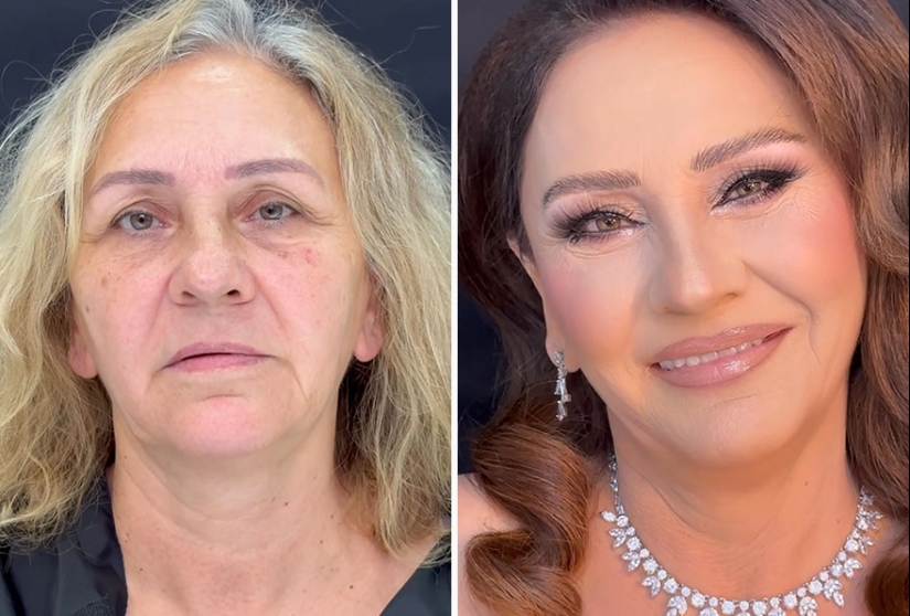 15 fotos de antes y después que muestran la magia del maquillaje realizado por esta artista de Azerbaiyán