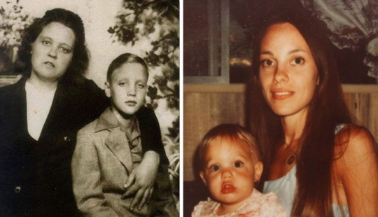 15 intrigante fotos de celebridades con sus madres