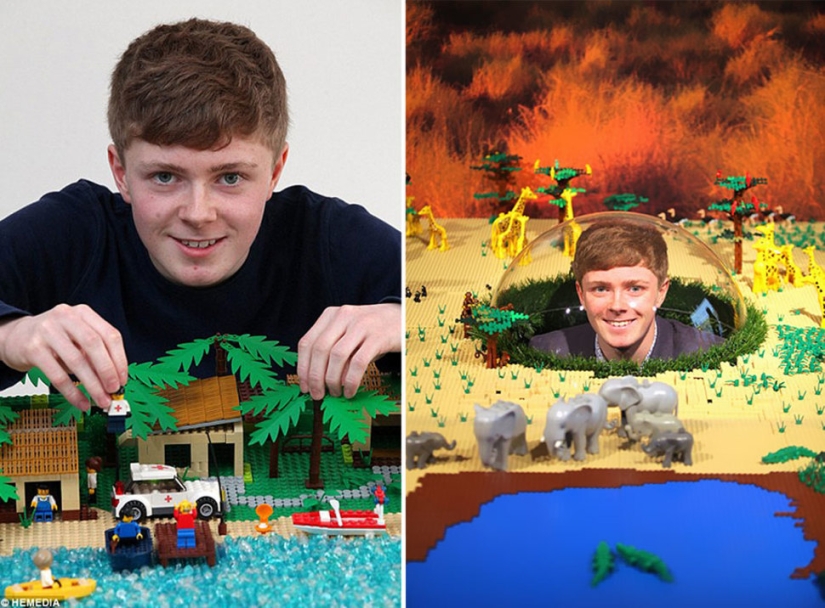 15-year-old masterfully recreates famous Hollywood blockbuster scenes from Lego