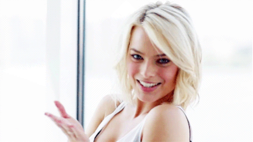 16 hottest gifs of Margot Robbie, who will make your heart beat faster