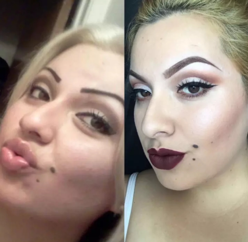 16 transformaciones felices de chicas que finalmente aprendieron a maquillarse