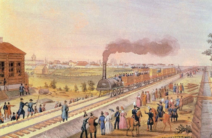 163 years ago, a railway connection between St. Petersburg and Moscow was opened