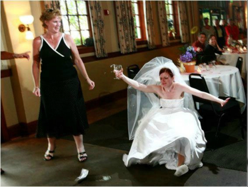 17 ejemplos cuando a un fotógrafo de bodas le va bien con sentido del humor