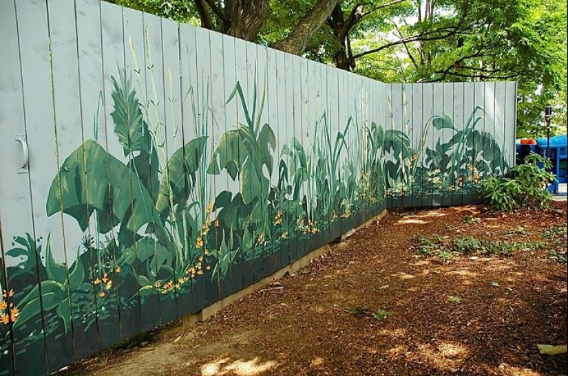 17 examples of how to take the art of fence painting to a new level
