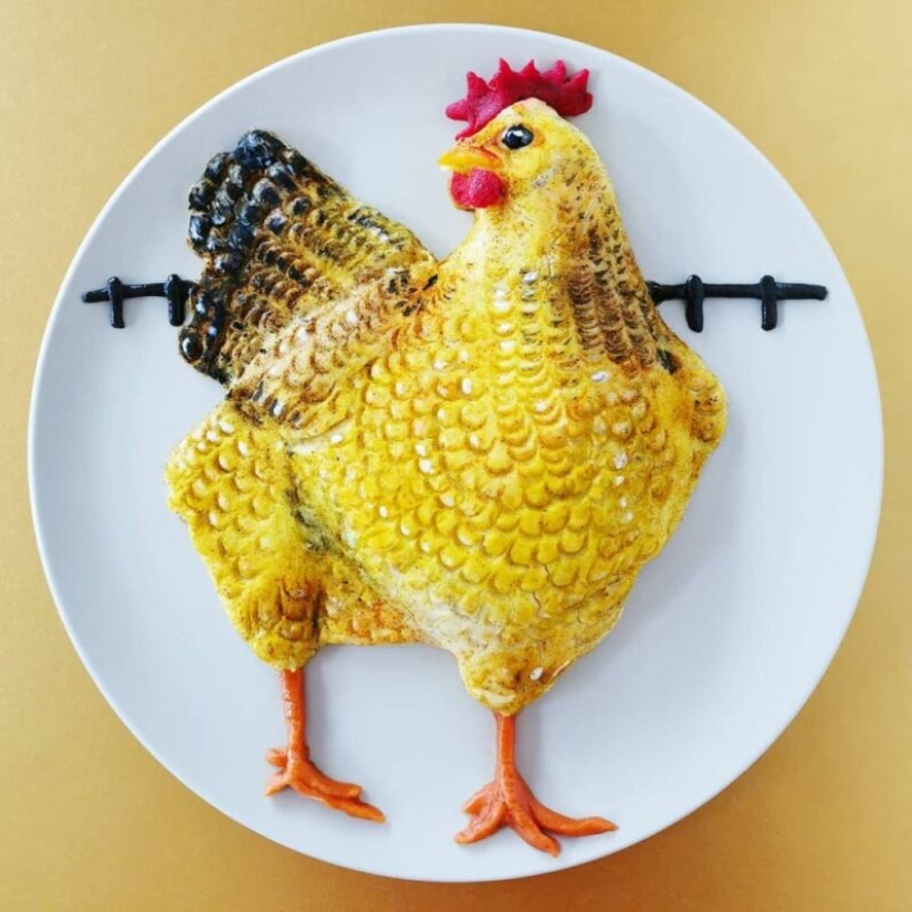 18 edible masterpieces from the Belgian food artist De Meal Prepper