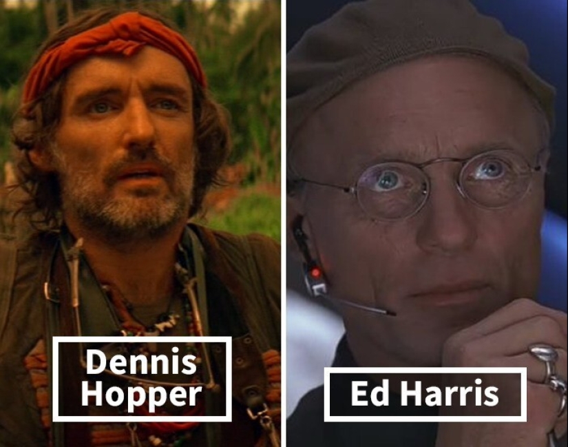 18 movie stars, which are replaced in the middle of shooting