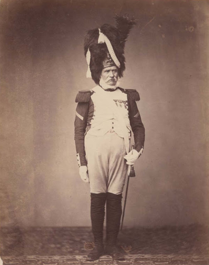 1858: retratos de los últimos veteranos sobrevivientes de las Guerras Napoleónicas