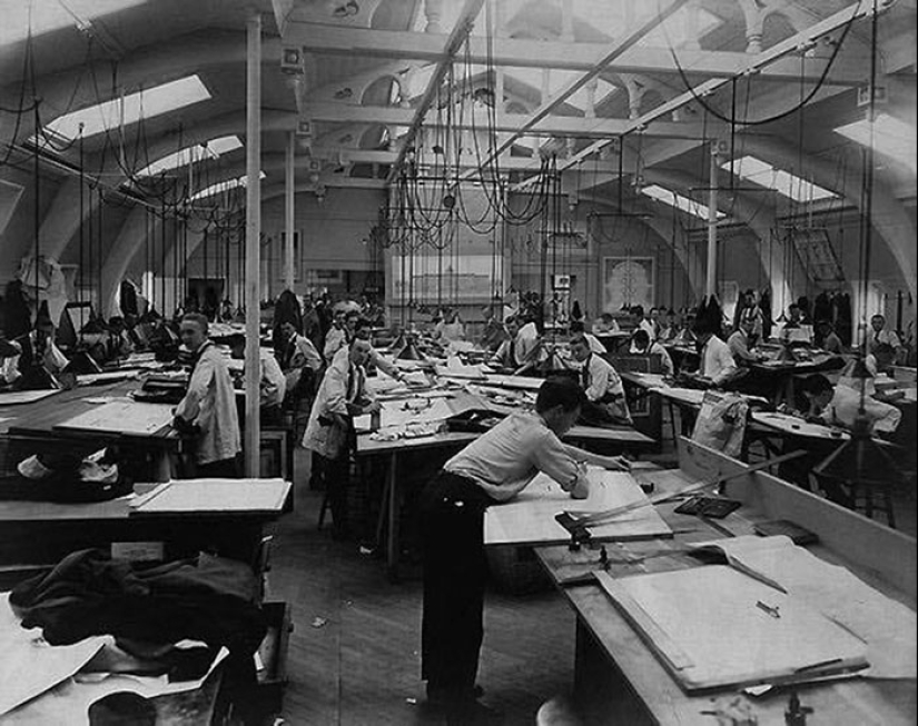 19 cool vintage photo of how worked before the advent of AutoCAD
