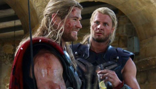 19 photos of the "Avengers" with their understudies, after which the actors don't look so cool